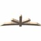 Ekena Millwork Alberta Smooth Timber Gable Bracket, Douglas Fir, 96"W x 32"H x 5 1/2"D x 5 1/2"F, 8/12 Pitch GBW096X32X0606ALB00SDF - alternate 2